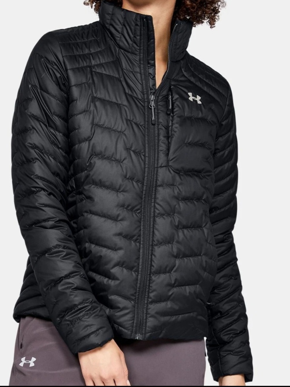 UNDER ARMOUR Women's COLD GEAR REACTOR Insulator Jacket - Black - Medium